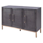 Sophia Antique Black 3 Door Cabinet