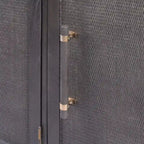 Sophia Antique Black 3 Door Cabinet