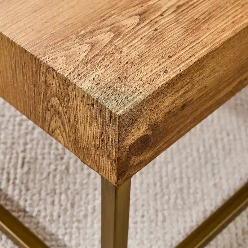 Naturally elegant wooden coffee table