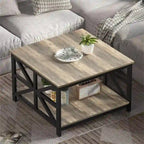 Coffee Table with Storage - 27.6 D x 27.6 W x 17.7 H