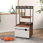 Cat Litter Box Enclosures with Cat Tree Tower, Cat Furniture ,Cat Cabinet