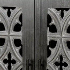 Sideboard Buffet Hollow Four Door Antique Cabinet