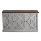 48  Rustic Wood Finish Buffet Cabinet with 3 Doors - Ample Storage - 48  in Width