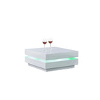 Artiva Modern Coffee Table, Remote Multi LED Light