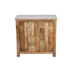 Booker Whitewash Hand Carved 2 Door Accent Cabinet