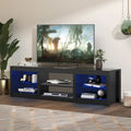 66  Modern RGB LED TV Stand Console Table for TV's up to 75