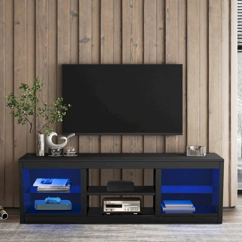 66  Modern RGB LED TV Stand Console Table for TV's up to 75