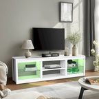 66  Modern RGB LED TV Stand Console Table for TV's up to 75