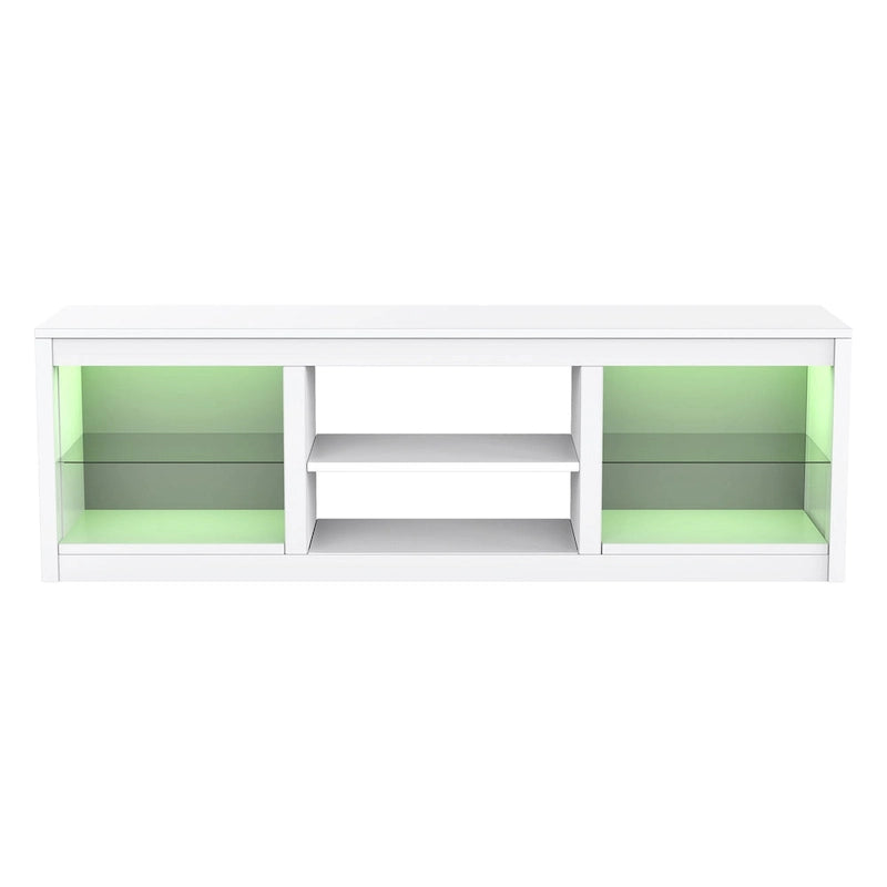66  Modern RGB LED TV Stand Console Table for TV's up to 75