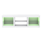 66  Modern RGB LED TV Stand Console Table for TV's up to 75
