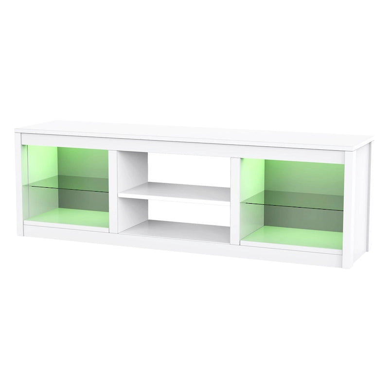 66  Modern RGB LED TV Stand Console Table for TV's up to 75