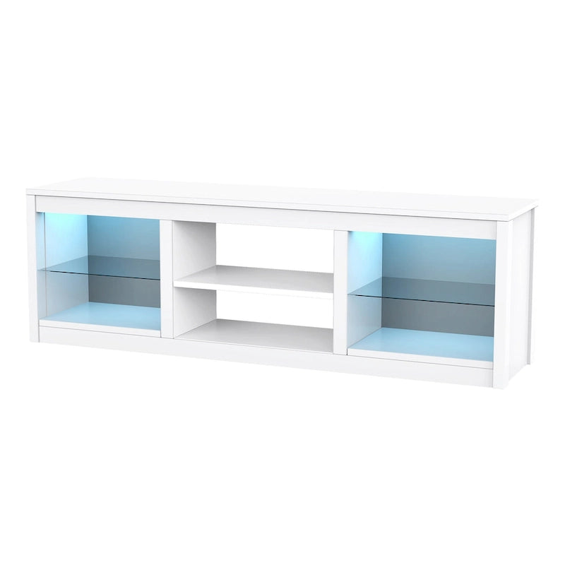 66  Modern RGB LED TV Stand Console Table for TV's up to 75
