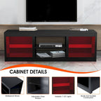 66  Modern RGB LED TV Stand Console Table for TV's up to 75