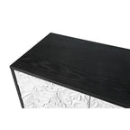 Carved Symmetrical Design Door Frame for TV Stand Table