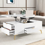 Lift Top Coffee Table Multi Functional Table with Drawers
