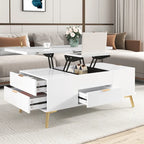 Lift Top Coffee Table Multi Functional Table with Drawers