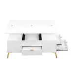 Lift Top Coffee Table Multi Functional Table with Drawers