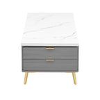 Lift Top Coffee Table Multi Functional Table with Drawers