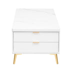 Lift Top Coffee Table Multi Functional Table with Drawers