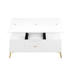 Lift Top Coffee Table Multi Functional Table with Drawers