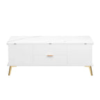 Lift Top Coffee Table Multi Functional Table with Drawers