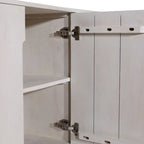 Essex 39 Tall 4-Door Cabinet, White