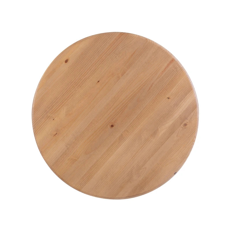 Quinlan Rustic Solid Wood Round Dining Table