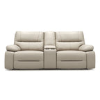 Malibu 79  2-Piece Leather Power Reclining Loveseat with Console and Cup Holders