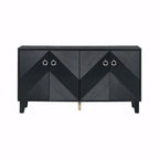Light Luxury Cabinet with Geometric Patterns