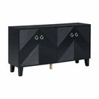 Light Luxury Cabinet with Geometric Patterns