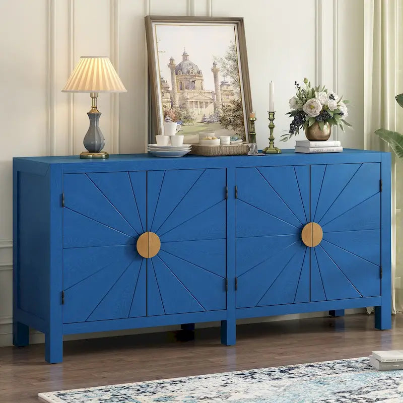 Unique Features of Ash Veneer Cabinet with Radiating Line Pattern Cabinet Doors,Suitable for Living Rooms,Corridors
