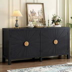 Unique Features of Ash Veneer Cabinet with Radiating Line Pattern Cabinet Doors,Suitable for Living Rooms,Corridors