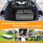 Roll away Space-Saving Sturdy Metal Frame Folding Guest Bed with 5  Thick Mattress