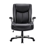 Large Heavy Duty High Back Executive Computer Office Desk Chair Flip-up Arms Wide Thick Seat for Home Office 400LBS
