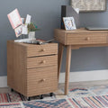 Whitney Wood 3 Drawer File Cabinet
