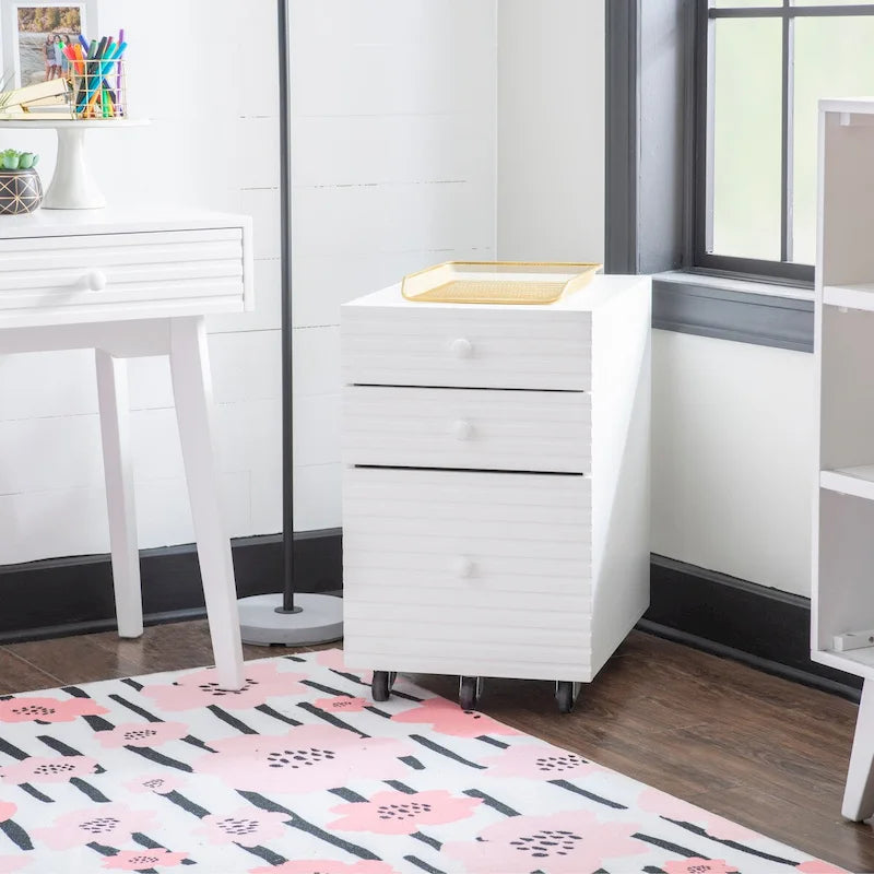 Whitney Wood 3 Drawer File Cabinet