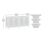 Cottage Road Storage Credenza Wh