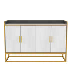 Modern Kitchen Buffet Storage Cabinet with Metal Legs