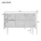 47 Modern Simple Luxury Style with Adjustable Shelves Buffet/Sideboard