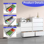 2-Drawer Metal Filing Cabinet with Lock for Home Office