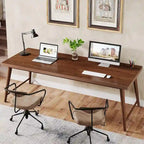 78.7  Wood Extra Long Desk, Large 2-Person Computer Desk Writing Desk