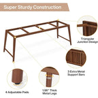 78.7  Wood Extra Long Desk, Large 2-Person Computer Desk Writing Desk