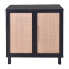 Hopper Studio Delancey Black Brown 2 Door Cabinet