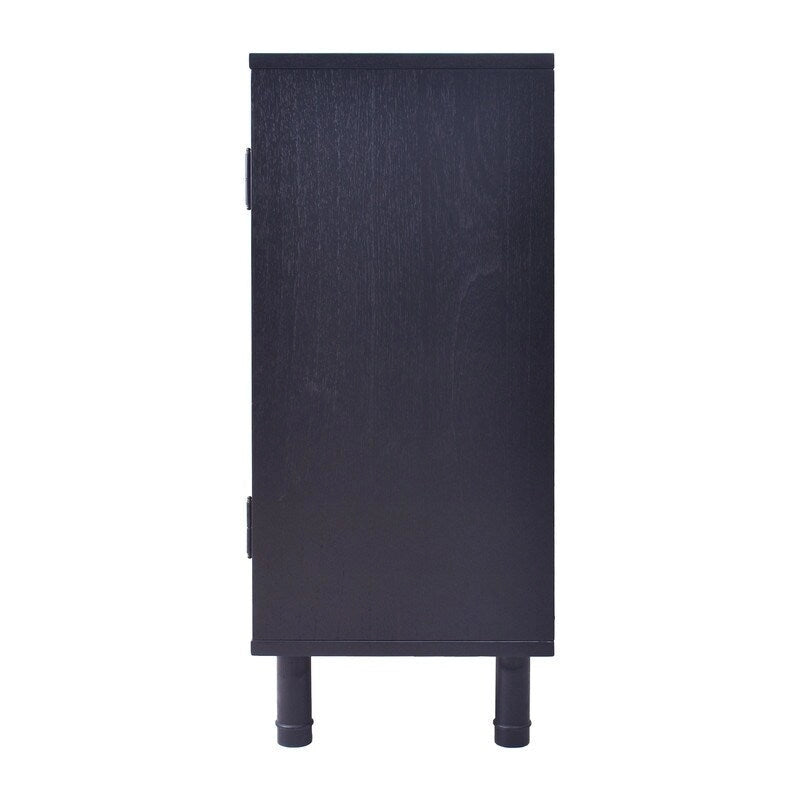 Hopper Studio Delancey Black Brown 2 Door Cabinet