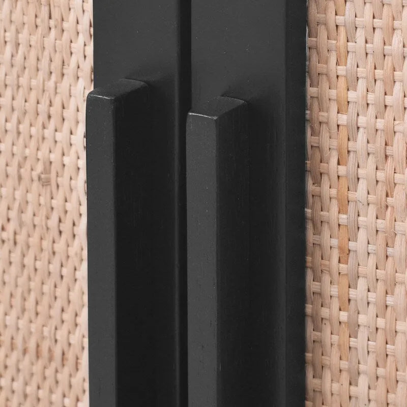 Hopper Studio Delancey Black Brown 2 Door Cabinet