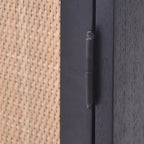 Hopper Studio Delancey Black Brown 2 Door Cabinet