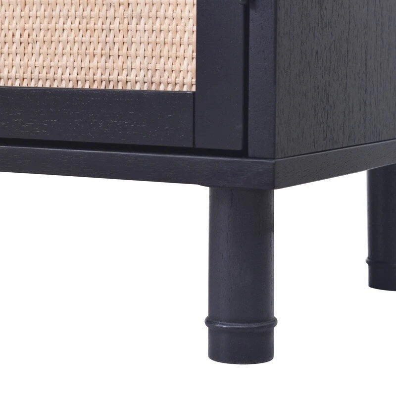 Hopper Studio Delancey Black Brown 2 Door Cabinet