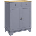 Sideboard Buffet Cabinet, Double Door Kitchen Cabinet, Coffee Bar Storage with 2 Drawers, Adjustable Shelf