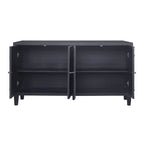 Accent Cabinet 4 Door Wooden Cabinet Sideboard Buffet Storage Cabinet