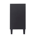 Accent Cabinet 4 Door Wooden Cabinet Sideboard Buffet Storage Cabinet
